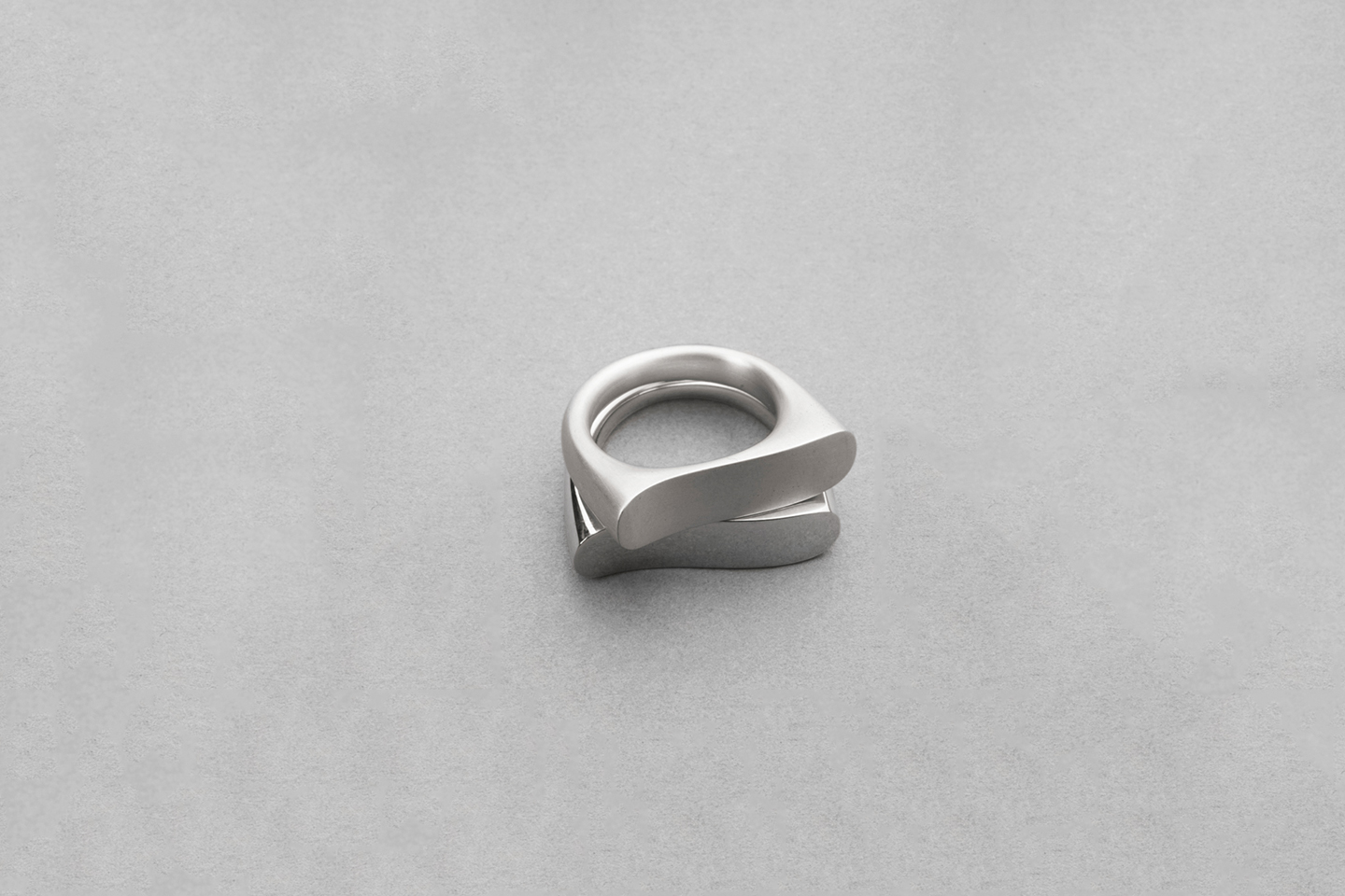 Love Distance Rings in Sterling Silver. Image Courtesy of J Rabun