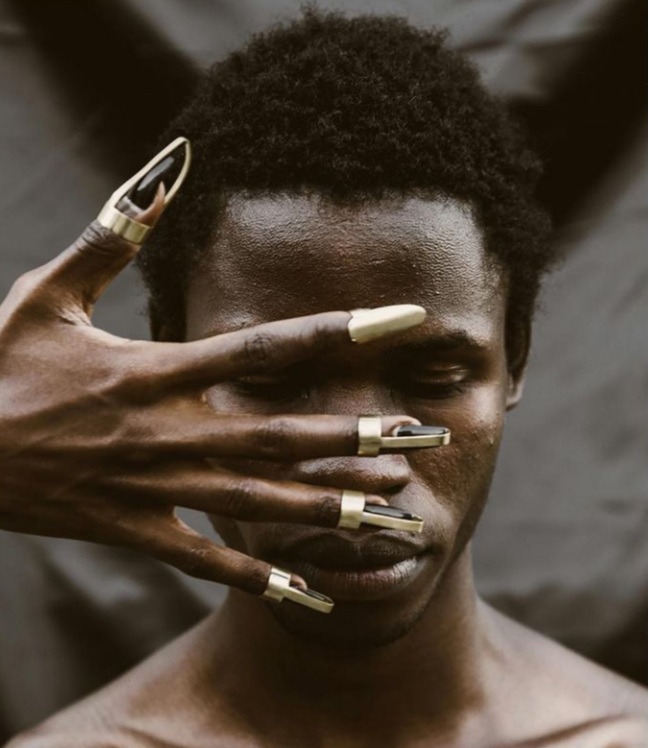 Kidole Kofia (finger hats) in Brass. Photo Courtesy of Theresia Kyalo